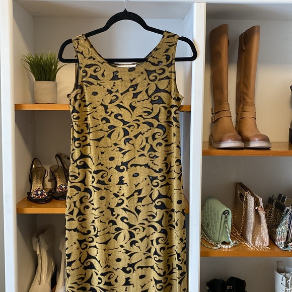 George Rech Paris maxi dress. 26” slit on left side. 56” long. Size 38 - US 6. - Picture 2 of 6